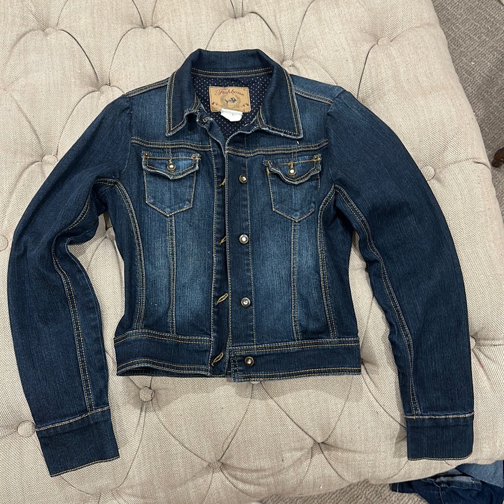 fishbone Blue Jean Jacket